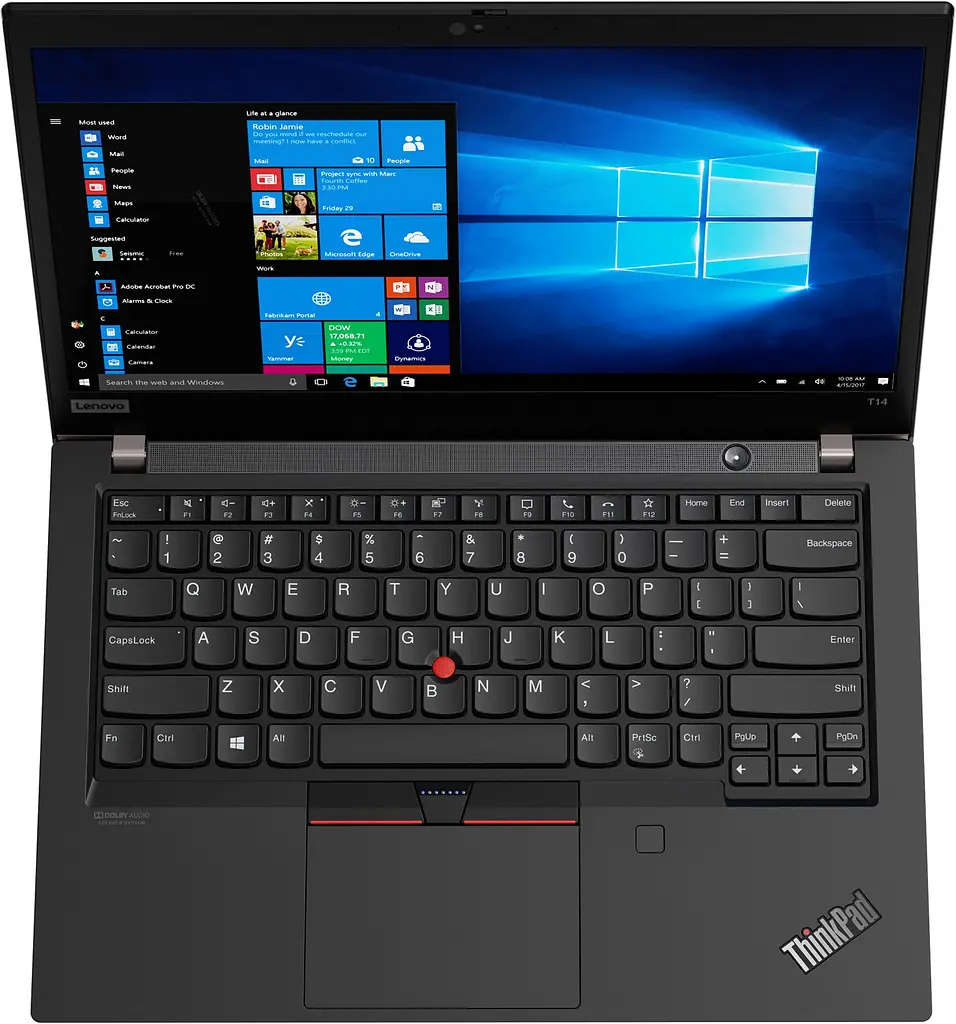 Ноутбук Lenovo ThinkPad T14 14UHD IPS AG/Intel i7-1165G7/32/2048F/int/W10P (20W000AXRA) - фото 4