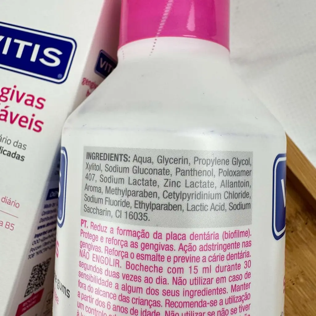 Ополіскувач для ротової порожнини Dentaid Vitis Healthy Gums Gingival для чутливих ясен і проти запалення 500 мл - фото 2