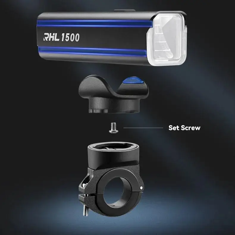 Велофара ROCKBROS RHL 1500 мощная аккумуляторная 1500 LUM - фото 9