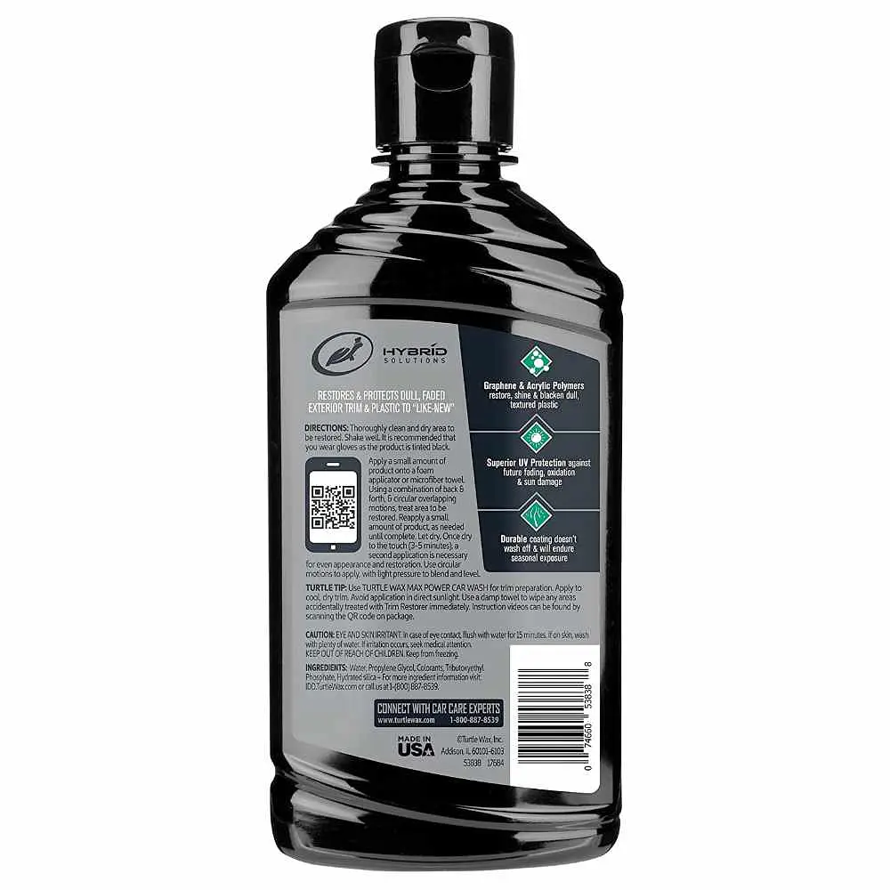 Відновлювач поверхонь пластику з графеном Turtle Wax Hybrid Solutions 300 мл (53869/17769) - фото 3