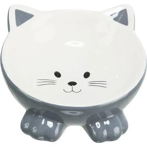 Миска Trixie Котик для котів ергономічна керамічна 14 см 150 мл - фото 4