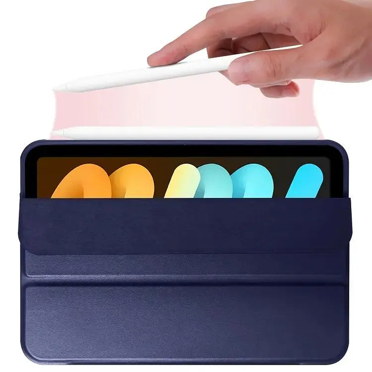 Чохол-книжка BeCover силіконовий для Apple iPad Mini 7 2024 Deep Blue (712428) - фото 3
