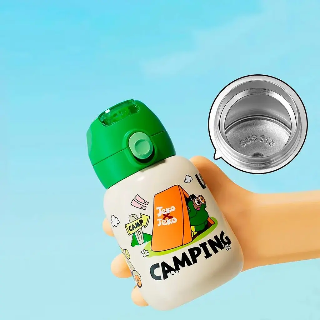 Термос JEKO Children's Insulated Cup 560ml Camping Squad (199901628) [99666] - фото 2