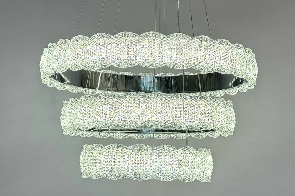 Led люстра кільця Linisoln 1533-50*40*30 CH - фото 5