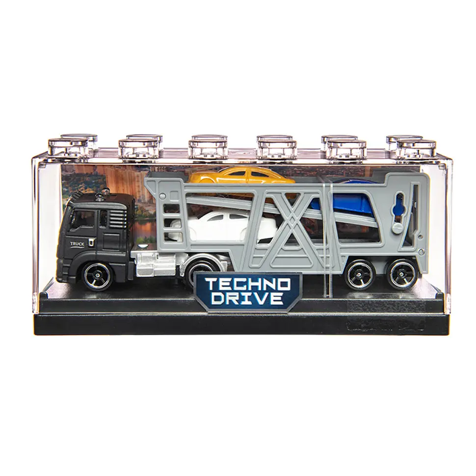 Колекційна автомодель Автоперевізник TechnoDrive 250415CG-1 пластиковий бокс - фото 2
