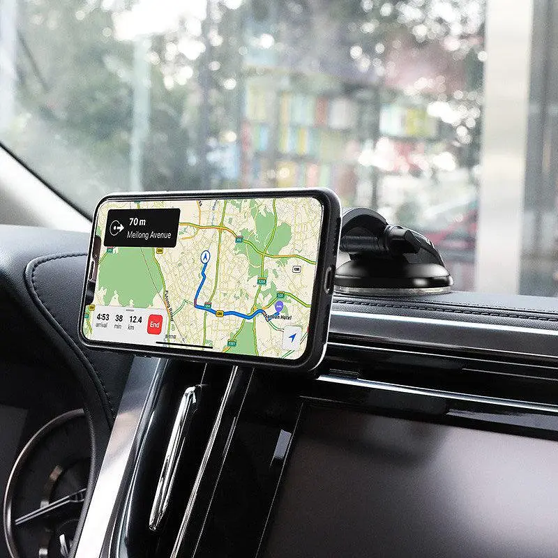 Автотримач для телефону магнітний HOCO CA45A на присосці Чорний - фото 3