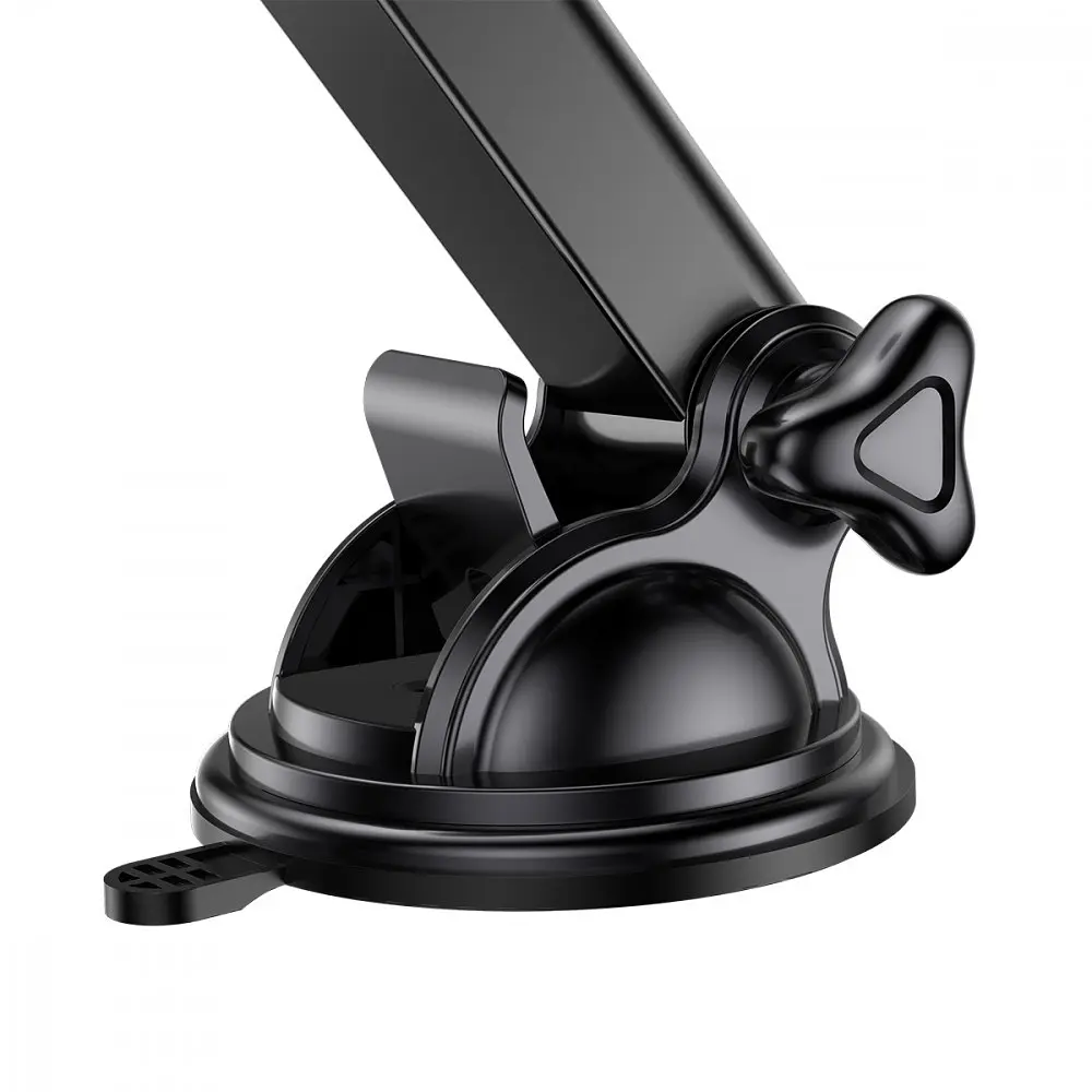 Автодержатель с беспроводной зарядкой Baseus Smart Vehicle Bracket (Osculum Type) black (21738) - фото 6