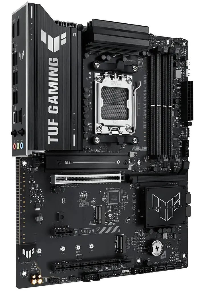 Материнська плата ASUS TUF GAMING B850-E WIFI (TUF GAMING B850-E WIFI) (Socket AM5, AMD B850, ATX) - фото 2