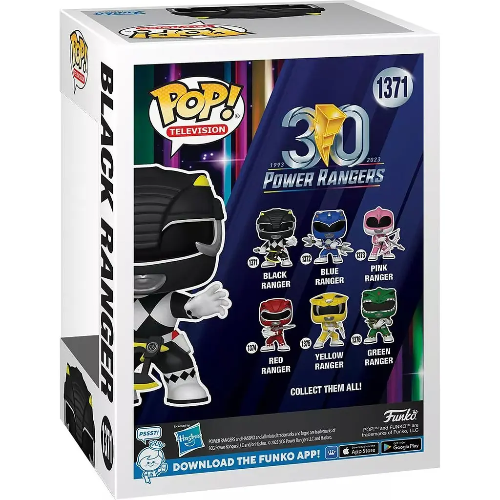 Фігурка Funko Pop! Power Rangers: Чорний рейнджер 9.6 см [72154] [118197] - фото 4
