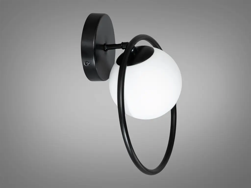 Бра настенное Diasha LQ7062/1W BK 25 см G9 максимальная мощность 20W черный минималистичный стиль лофт - фото 3