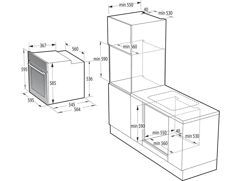 Духова шафа Gorenje BPSX6747A05BG - фото 4