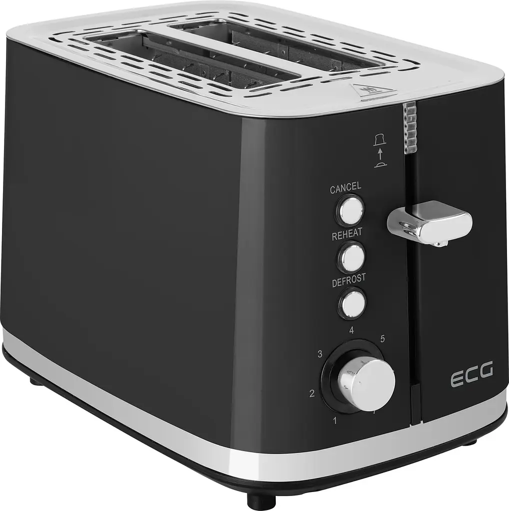 Тостер ECG ST 2766 Vintage Nero - фото 7