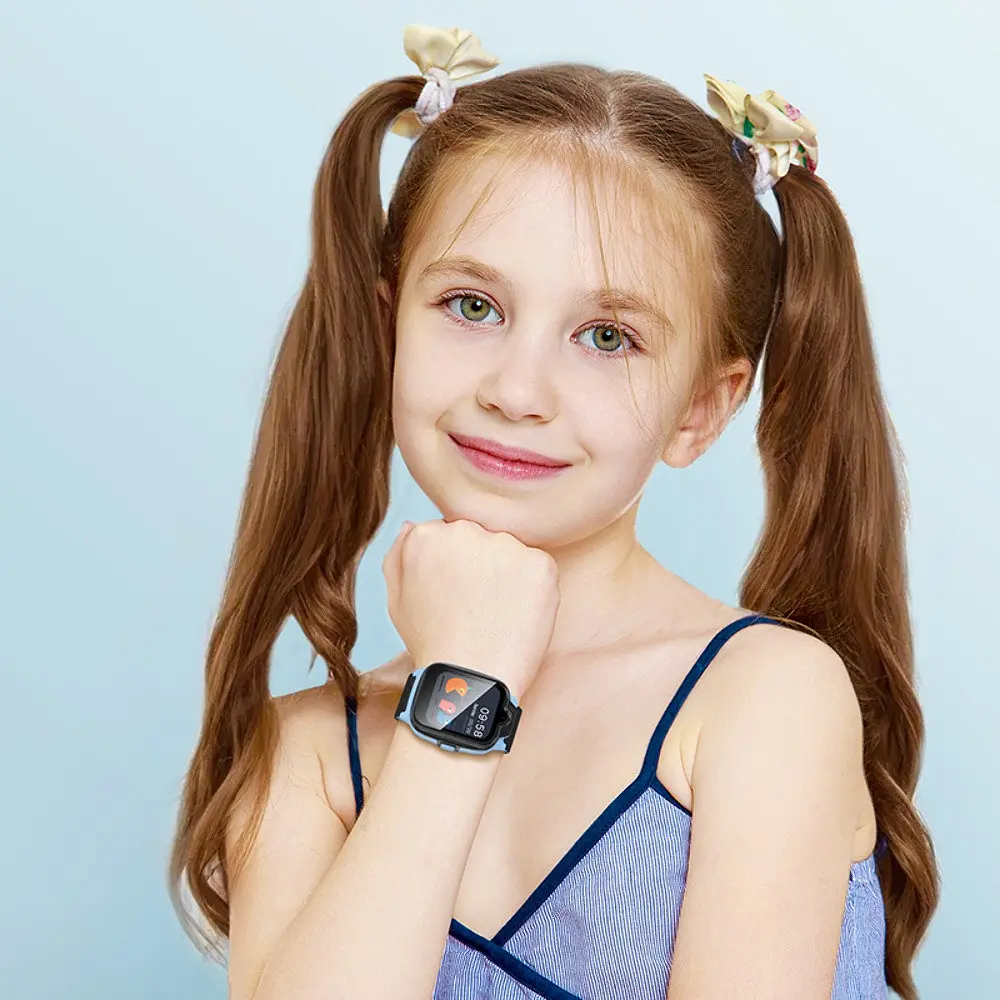 Дитячий смарт годинник Hoco Y104 (4G) з функцією дзвінка синій 6942007646369 - фото 2