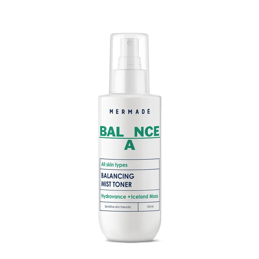 Подарунковий набір Mermade Balance Your Skin: гель для вмивання обличчя Wait Clean Up Step Up 50 мл + тонік-міст для обличчя Balance 150 мл + тонізуючі гідрогелеві патчі під очі Take it easy 60 шт. + заспокійлива сироватка для обличчя Take it EEEasy 30 мл - фото 4