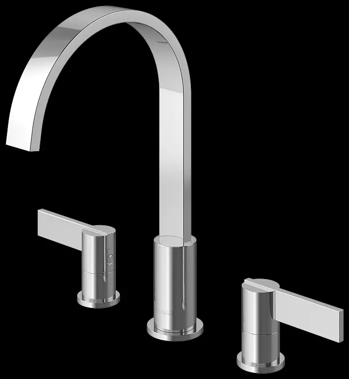 Змішувач для умивальника Kohlman Dexame chrome QB200D Хром - фото 2