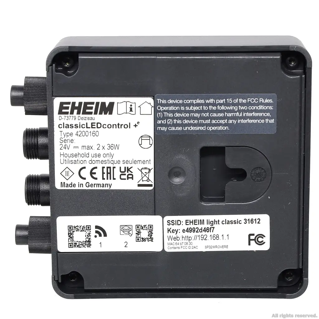 Контролер Wi-Fi Eheim classicLEDcontrol+e для classicLED (4200160) - фото 6