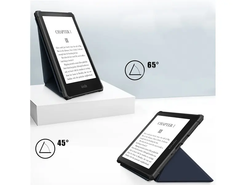 Чохол для електронної книги BeCover Ultra Slim Origami для Amazon Kindle Paperwhite 11th Gen. 2021 Deep Blue (707219) - фото 3