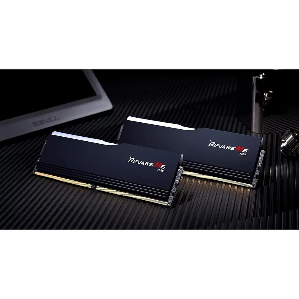 Модуль памяти DDR5 G.Skill Ripjaws M5 RGB 2x16GB 6000MHz Black (F5-6000J3238F16GX2-RM5RK) [148680] - фото 4