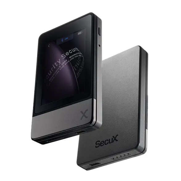 Апаратний гаманець SecuX Neo-X Premium Metallic Edition з двома мнемонічними пластинами, Bluetooth та USB-C Чорний - фото 7