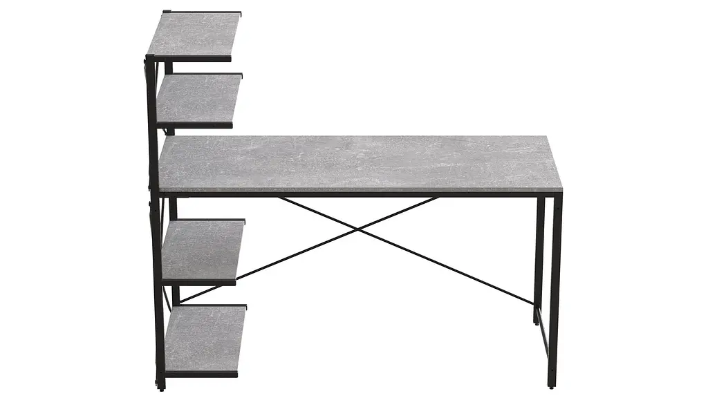 Комп'ютерний стіл Ferrum-decor Джек 75x120x60 Чорний ДСП Бетон (FRD-104385) - фото 4