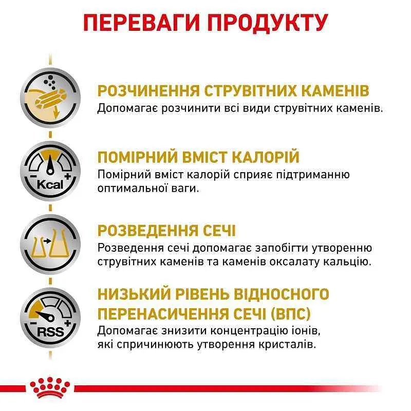 Сухий дієтичний корм для стерилізованих котів Royal Canin Urinary S/O Moderate Calorie при захворюваннях нижніх сечовивідних шляхів, 9 кг (3954120) - фото 2