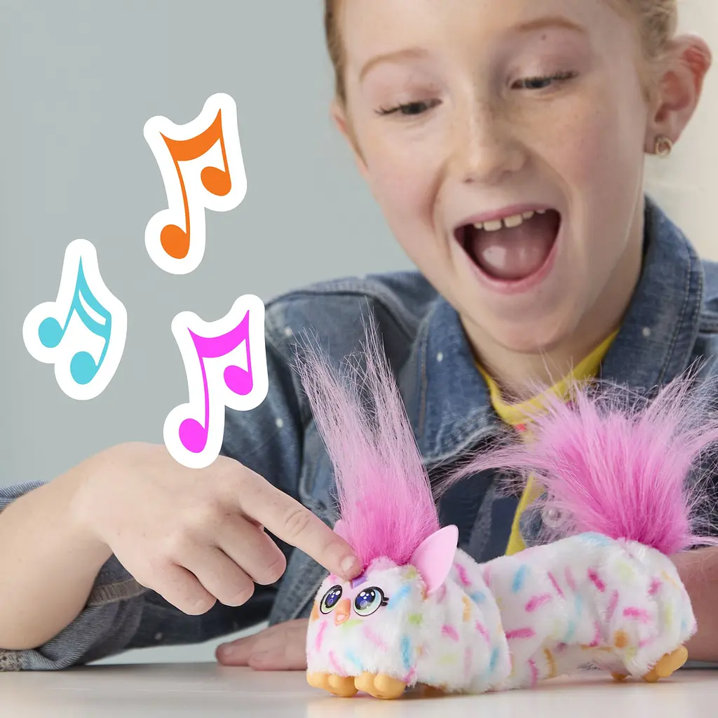 Игрушка интерактивная Hasbro Furby DJ Furblets Berry-Cup-Cake Mini Electronic Plush Toy (G1781) - фото 5