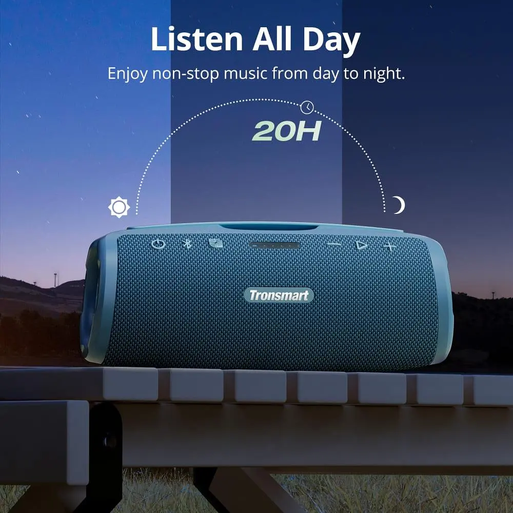 Портативна акустика Tronsmart Mirtune S100 Blue (1120932) - фото 4