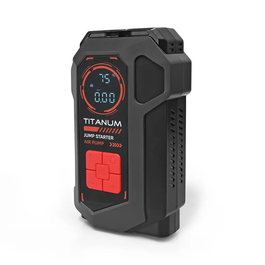 Пускозарядний пристрій 4в1 TITANUM JSQ18 2000A 10000mAh TITANUM (29311-000) - фото 3