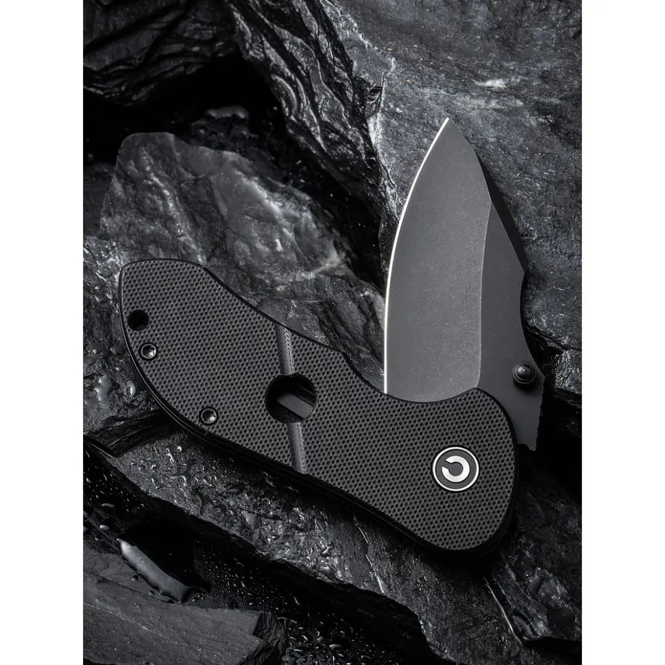 Нож складной карманный Civivi Gordo, (6.4 см) D2/G10 черный - фото 12