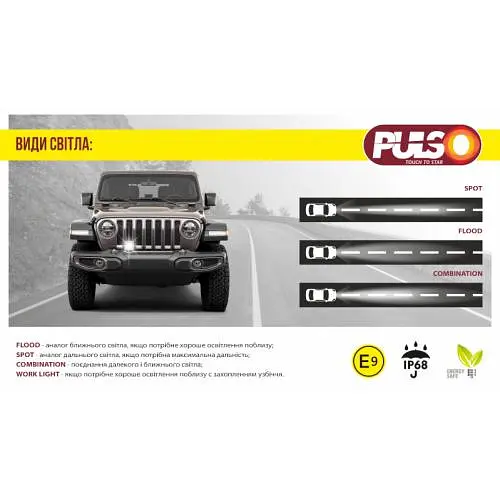Фара робочого світла WLP-48S1F5 SPOT 16Led*3W /10-30V/48W/6000K