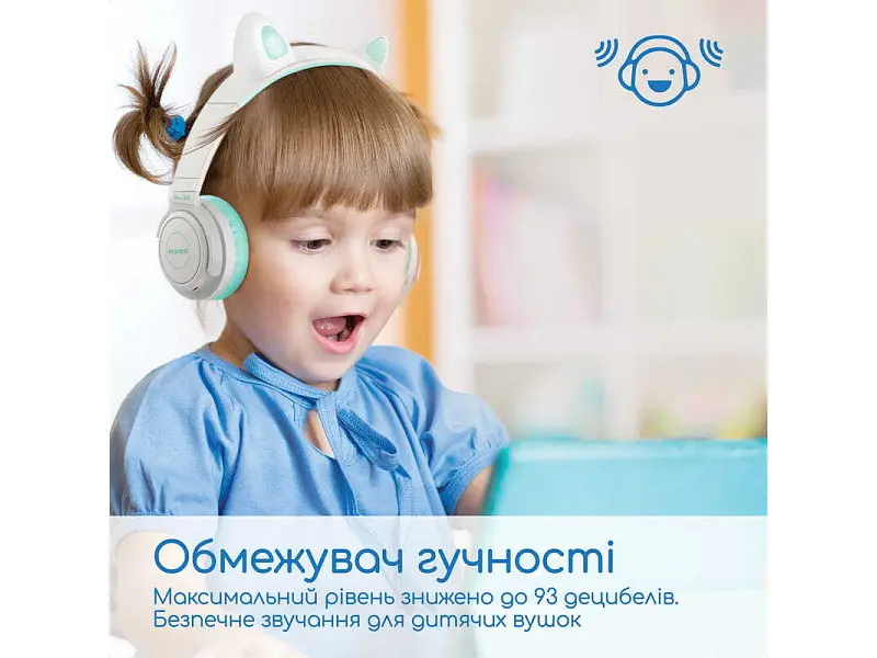 Навушники з мікрофоном Promate Panda Aqua (panda.aqua) - фото 3