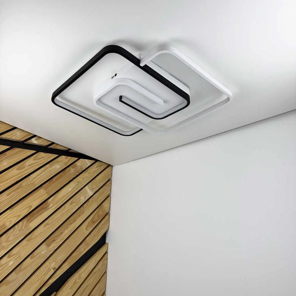 Світильник LED smart DOMINO+пульт квадрат 90W 3000-5000K IP20 Violux ( 220565 ) - фото 2