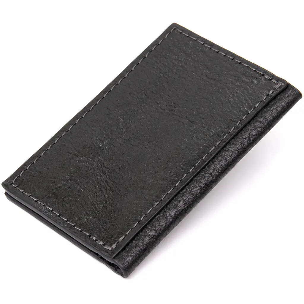 Визитница кожаная GRANDE PELLE 6.5х11х0.5 см acs0018792 - фото 2