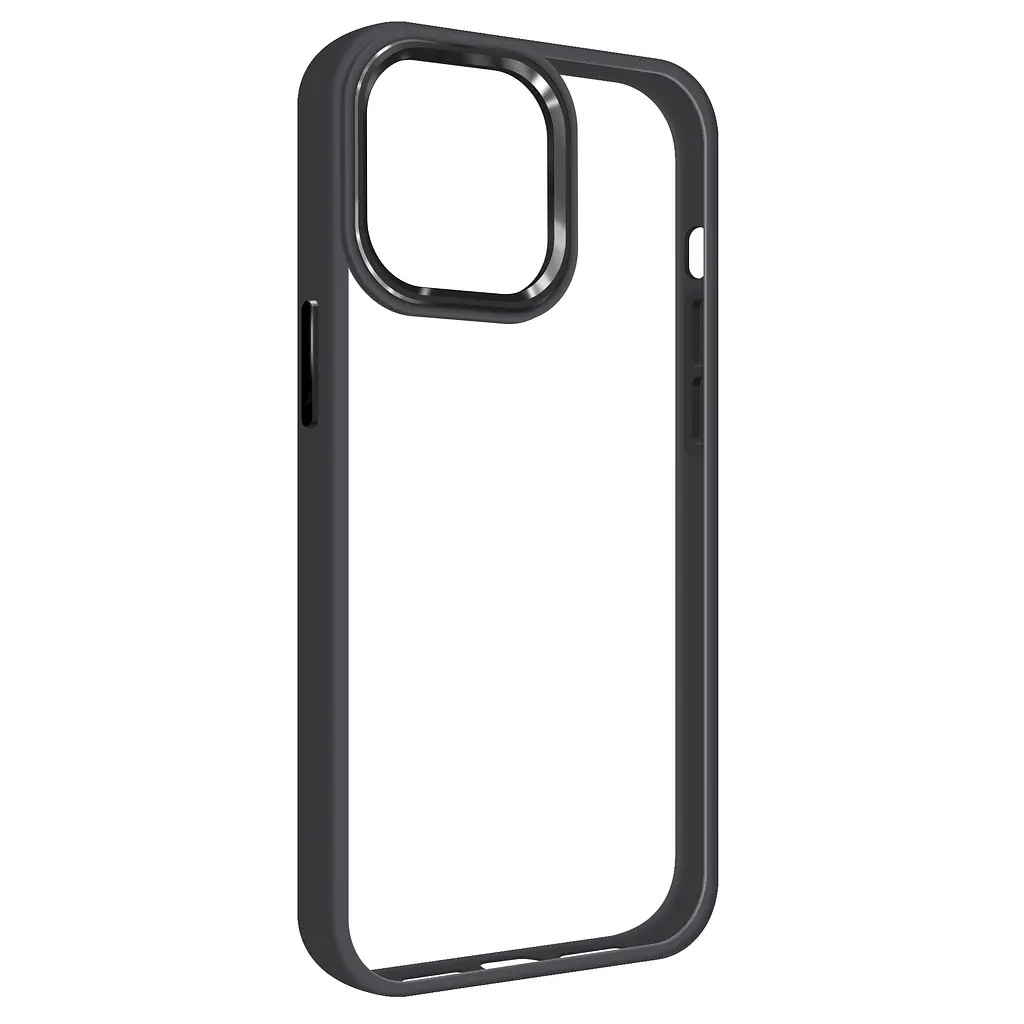 Чехол для Apple iPhone 14 Pro Max, Unit, черный, прозрачный противоударный чехол-накладка из TPU и поликарбоната (PC), с защитными бортиками, защита всего корпуса от ударов и царапин, ArmorStandart (ARM62484) - фото 2