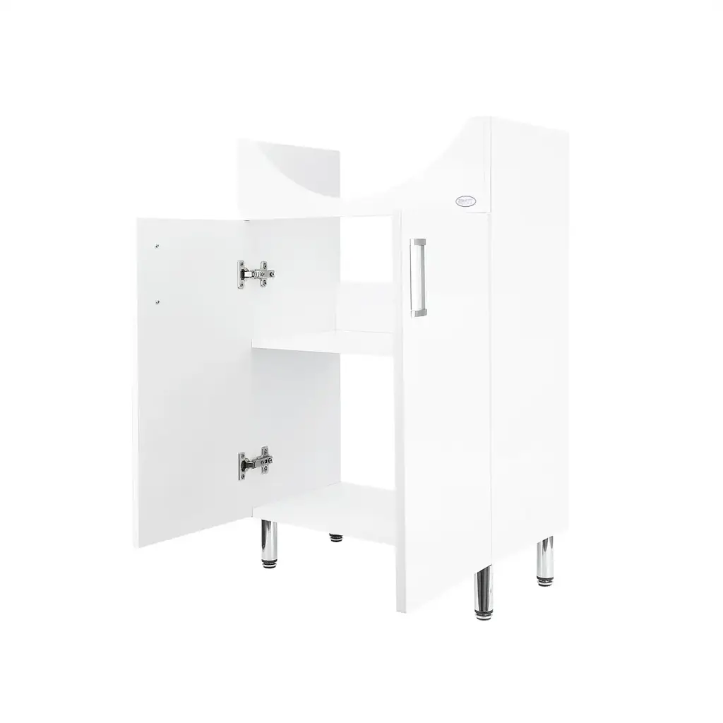 Тумба ПіК Kraft Декор Т1 + раковина Arteco 55 см Білий 30412 - фото 6