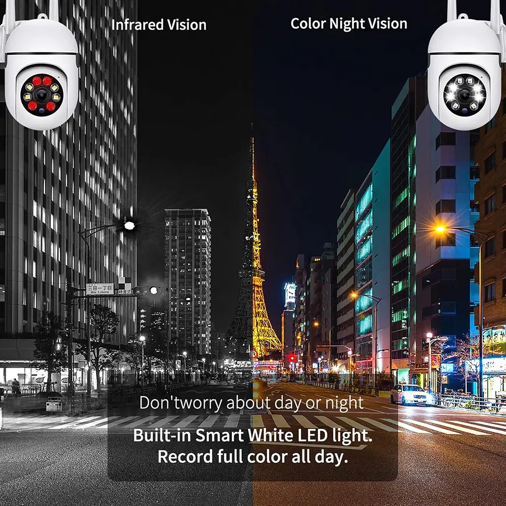 Камера відеоспостереження бездротова PIX-LINK VI365 Нічне бачення, виявлення руху, Wi-Fi White (17620) - фото 5