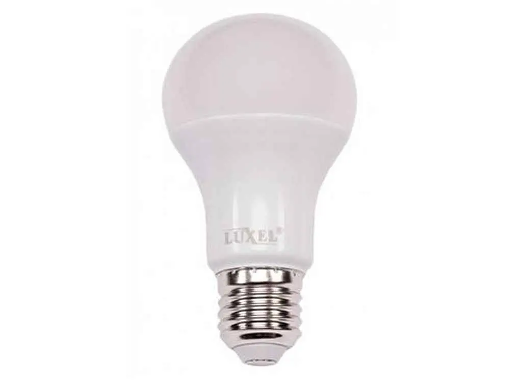 Лампа LED LUXEL 12W E27 4000K А60 з датчиком руху (061-NMS)