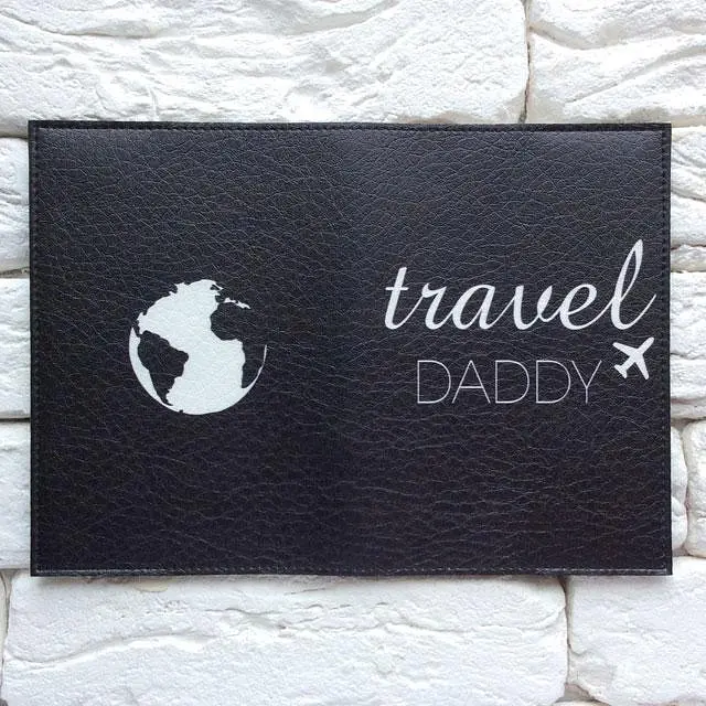 Обкладинка для паспорта Travel Daddy 2 (чорний) - фото 3
