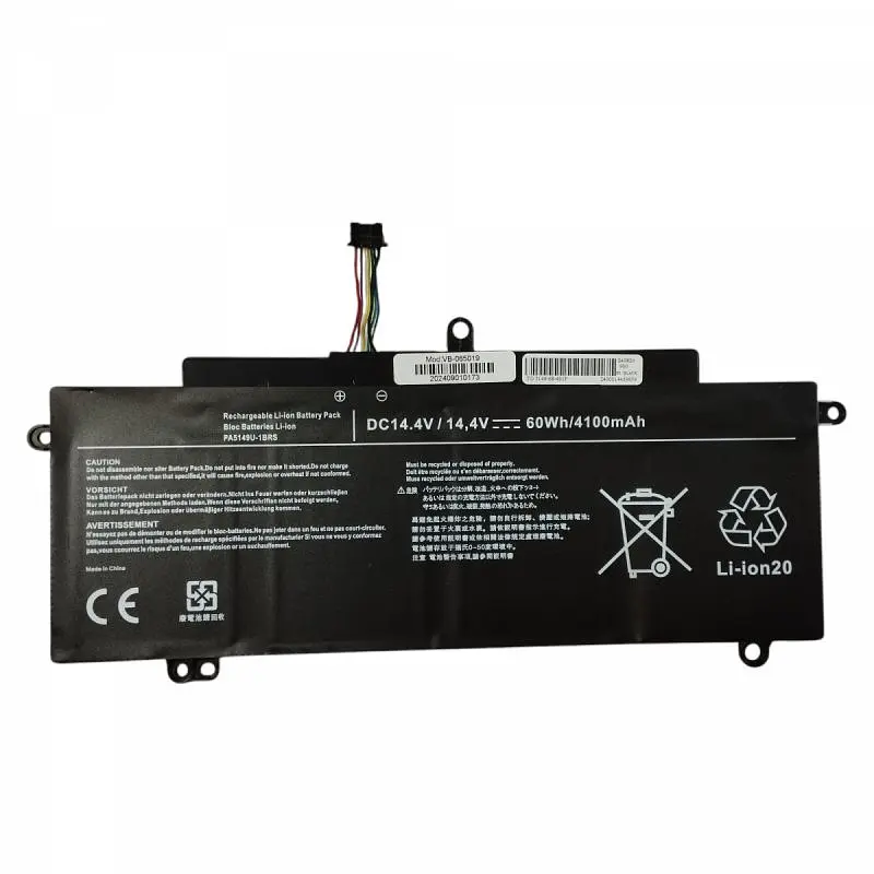 Акумулятор Toshiba Tecra Z40 (PA5149U-1BRS) 14.4V 4100 mAh чорний - фото 2