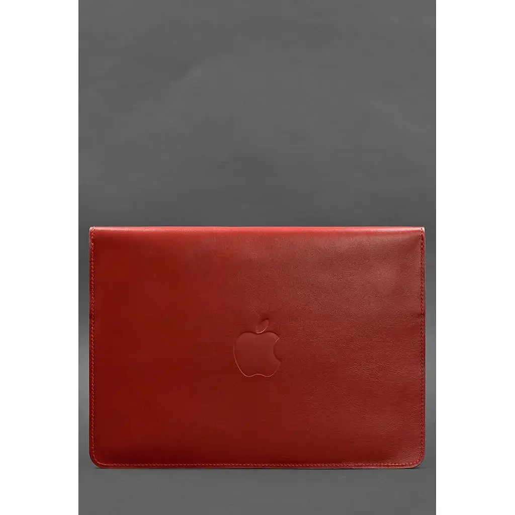 Шкіряний чохол-конверт BlankNote на магнітах для MacBook 16 дюймів Червоний - фото 2