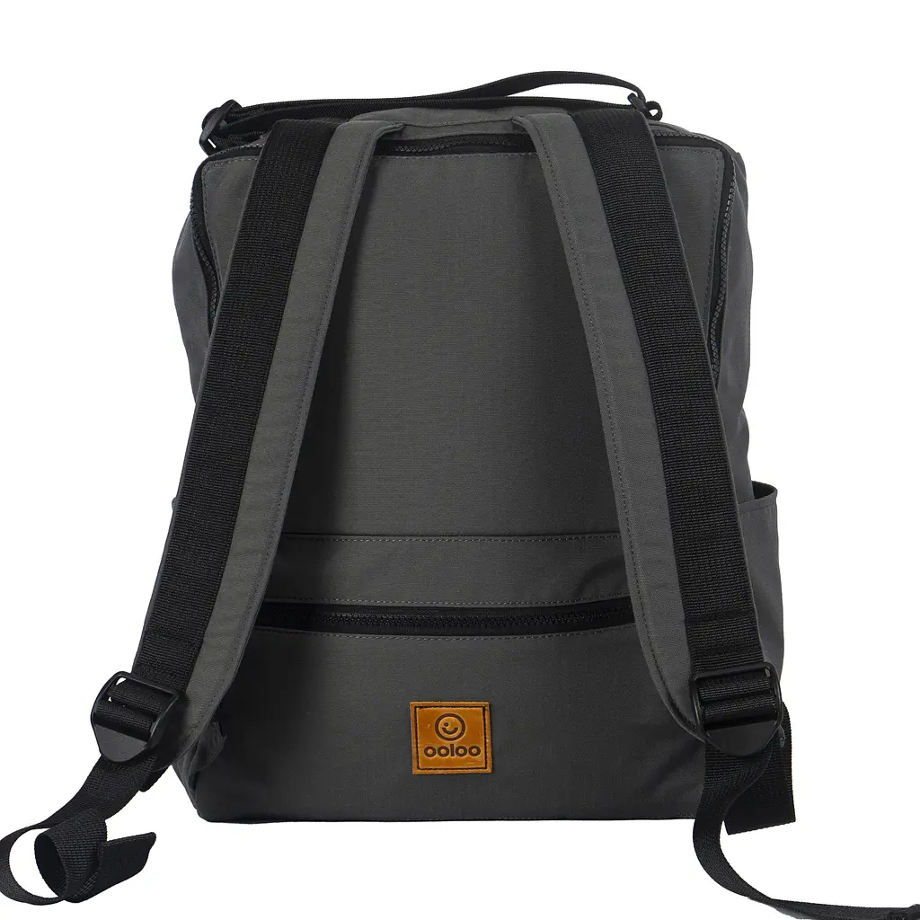 Рюкзак-антикрадій OOLOO Кенгуру mini 40x30x12 см, темно-сірий 657/497  - фото 2