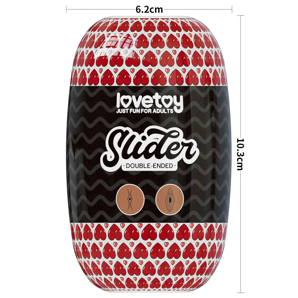 Мастурбатор Slider Double-Ended Masturbator Ass and Vagina Brown - фото 3