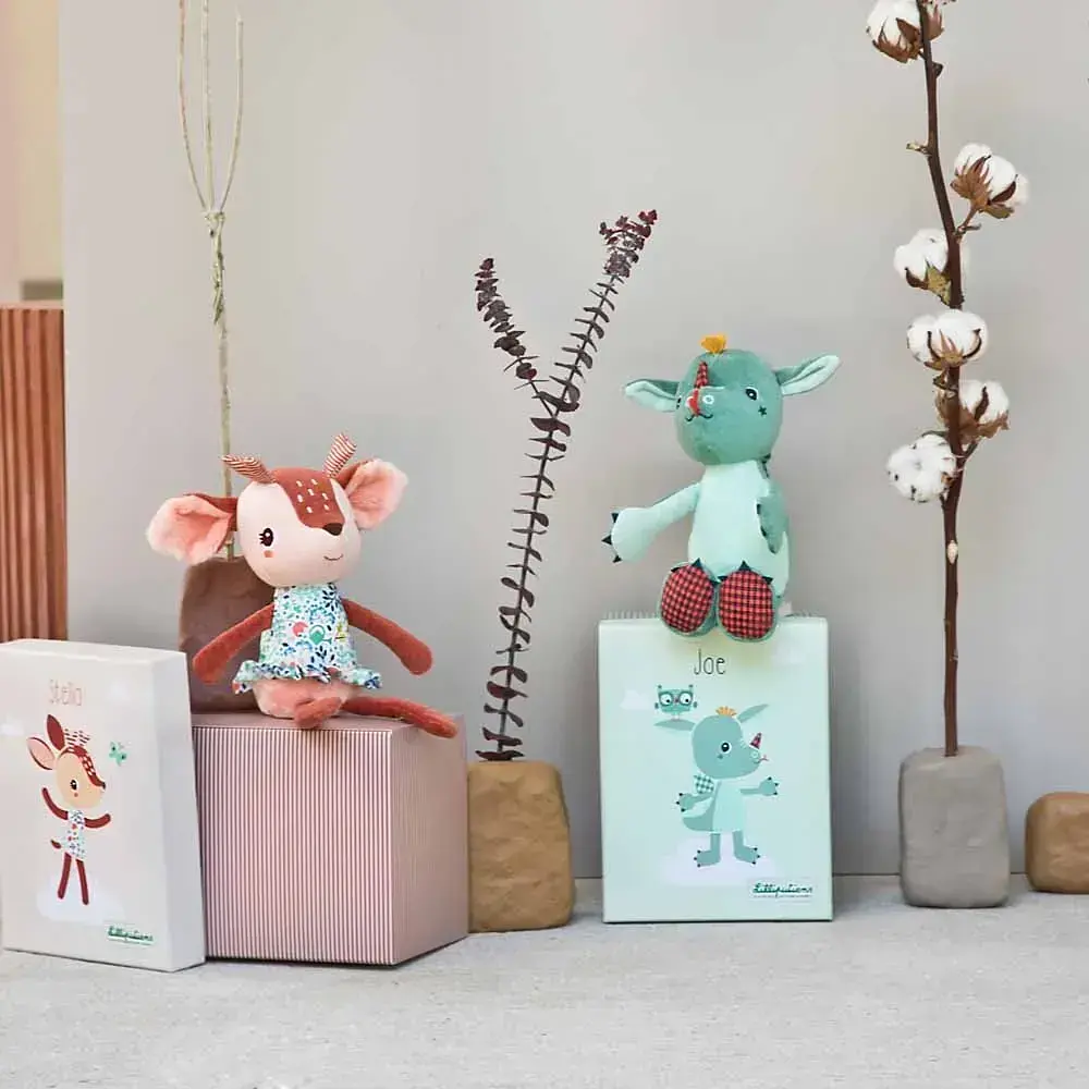 М'яка іграшка Lilliputiens Дракончик Джо в подарунковій коробці (83394) - фото 5