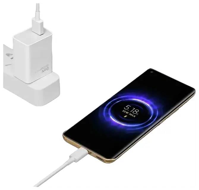 Мережевий зарядний пристрій Xiaomi5A 55W GaN QC 3.0 EU MDY-12-EA - фото 3