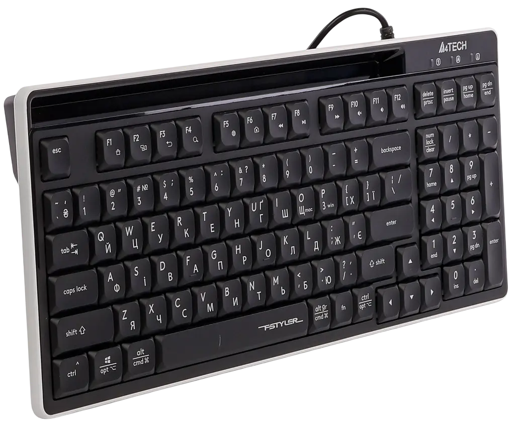 Клавіатура A4Tech FX70 Black - фото 2