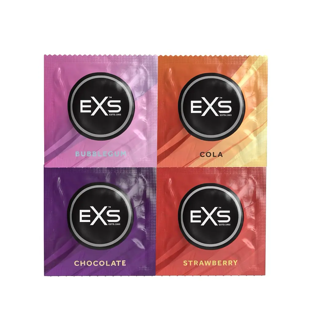 Презервативи EXS Mixed Flavoured, ароматизовані, 48 шт EXS 12-EXSMIXEDFLAV 48 103354 - фото 2