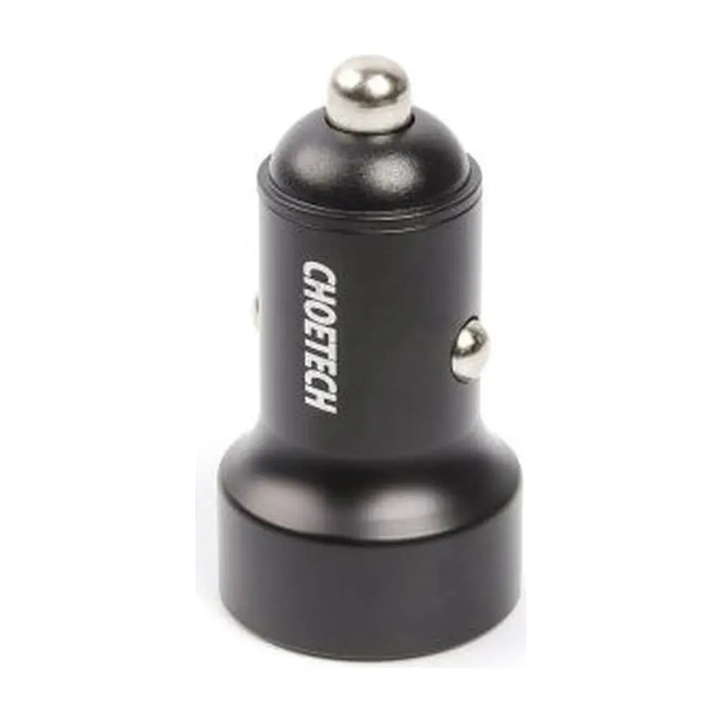 Зарядное устройство для Choetech car 2хUSB-C 40W PD black (С0054-BK) - фото 3