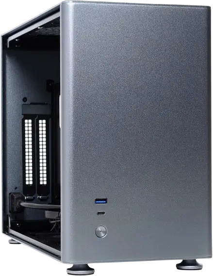 Корпус QUBE A4 Aluminum Gray (QBA4I_WGNU3) - фото 2