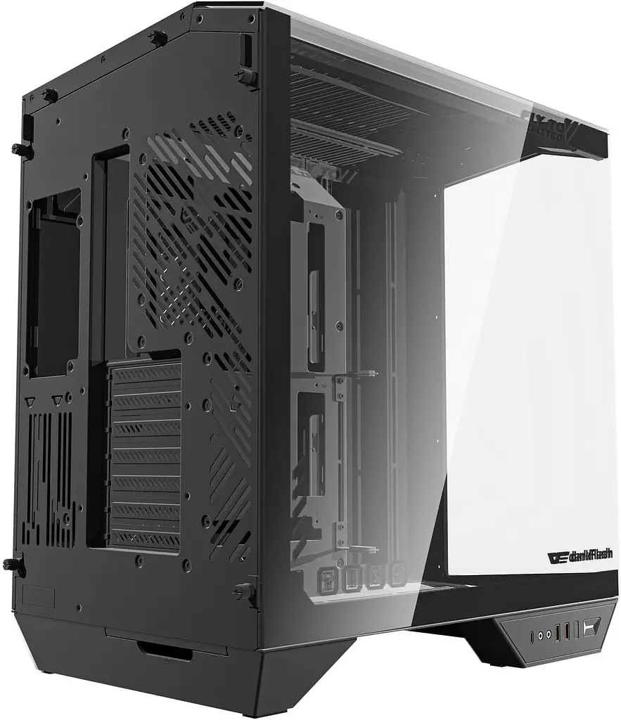Корпус Darkflash DY470 без блока питания, черный (DY470 BLACK) - фото 8