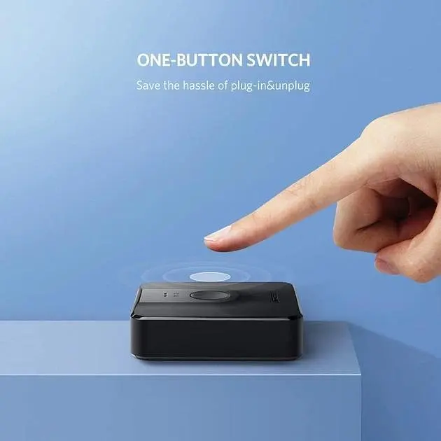 Сплиттер UGREEN 2в1 HDMI Switcher 4K@60Hz CM217 (50966) - фото 7